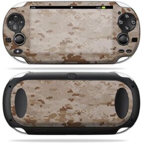 MightySkins Skin Compatible with PS Vita PSVITA Playstation Vita Portable wrap Sticker Skins Desert Camo