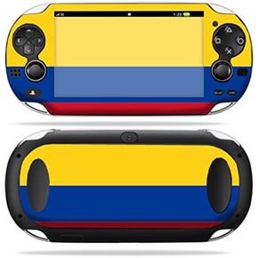 MightySkins Skin Compatible with PS Vita PSVITA Playstation Vita Portable wrap Sticker Skins Columbian Flag