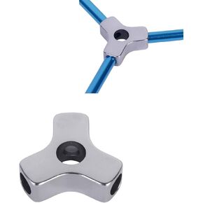 3 Way Tent Pole Connectors for Aluminum Poles, Tent Poles Hub