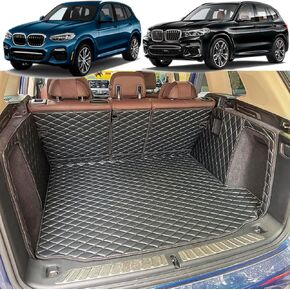 Cargo Mat Compatible with 2018-2024 BMW X3 G01 Trunk Mat and Rear Backrest Mat Cargo Liners All Weath (Not Fit X3 xDrive 30e)
