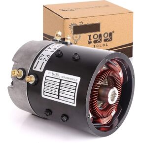 10L0L Separately-Excited Electric Motor for EZGO TXT 2000-up 36 Volt PDS Golf Cart, OEM# 73445-G02 73124-G08