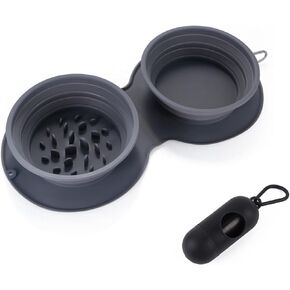 Avaner 2-3 Pack Collapsible Dog Bowl, Portable Silicone Dog Bowl, Foldable Pet Travel Bowls