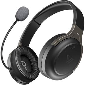 Auditory Feedback Wireless Headphones - Brain Training Bluetooth Headphones, Enhanced Speech, Language, Memory and Attention, for You and Your Children, Help with Autism ADHD (BLACK)