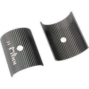 Bike Handlebar Shim Bicycle Handlebar Stem, 1 Pair Aluminum Alloy Bicycle Handlebar Conversion Sheet 31.8 to 35MM