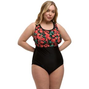Womens Mastectomy Pocketed one-Piece Swimsuit Mastectomy Swimsuit for Silicone Breast Form Breast Cancer