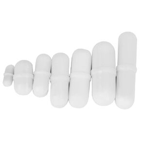 7Pcs Stirrer Mixer Stir Bar Set Type B PTFE Stir Bar Laboratory Magnetic Stir Bar Mixer Stirrer Bar for Magnetic Mixer