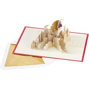 Hallmark Signature Paper Wonder Pop Up Father's Day Card for Him (Superman)