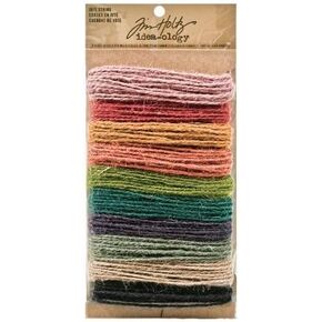 Jute String by Tim Holtz Idea-ology, 10 Colors, 3 Yards Each Color, 30 Yards Total, TH93139 by Tim Holtz Idea-ology