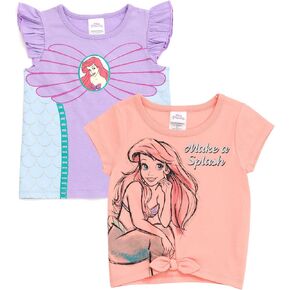 Disney Princess Mulan Girls 2 Pack T-Shirts