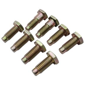 8PCS 64-81 Front Seat Belt Floor Pan Mounting Attachment Bolts Bow Tie Head Hardtop