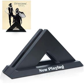 Now Playing Vinyl Record Stand Wall Mount or Tabletop | Wooden Vinyl Record Holder for Albums Display Storage | Now Playing Record Holder Wall Mount | Vinyl Record Display - Gifts For Vinyl Lovers