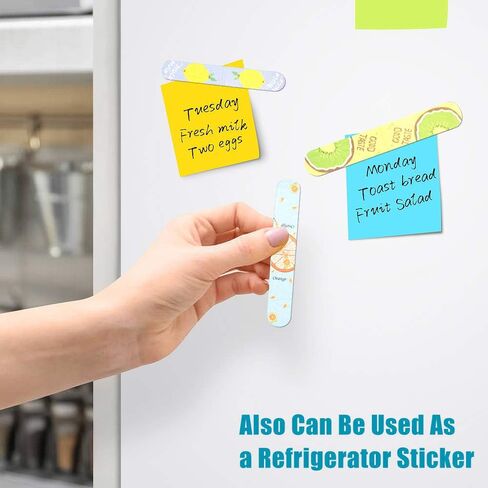 30 Pieces Cute Magnetic Bookmarks for Women/Men, Dual Sided Rainbow Film Laminated Book Markers for Girls, Funny Magnetic Bookmarks for Kids, Book Marks Bulk Page Clip Reading Giveaways (Fruit) in Saudi Arabia