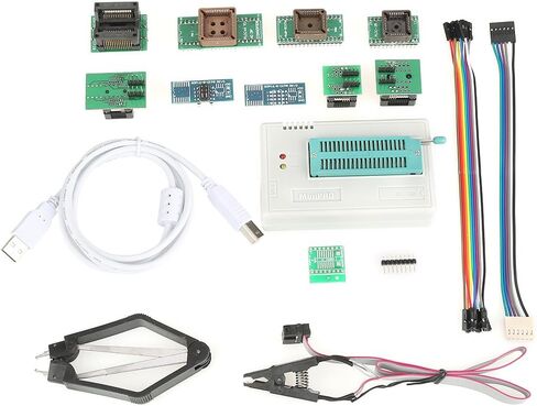 TL866II USB Universal Programmer EEPROM Flash 8051 AVR MCU GAL PIC with 9 Adapter in Saudi Arabia