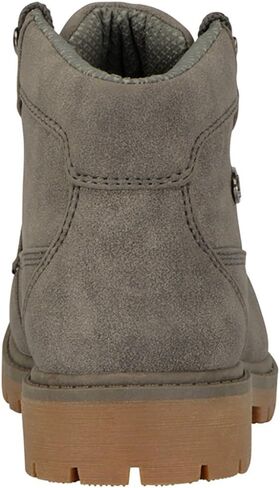 Lugz Womens Mantle Mid Lace Up Casual Boots Ankle Low Heel 1-2" - Grey in Saudi Arabia