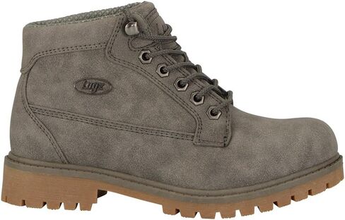 Lugz Womens Mantle Mid Lace Up Casual Boots Ankle Low Heel 1-2" - Grey in Saudi Arabia