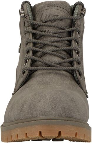Lugz Womens Mantle Mid Lace Up Casual Boots Ankle Low Heel 1-2" - Grey in Saudi Arabia