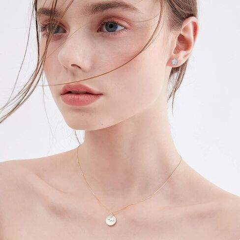 LOYALLOOK برغي خلفي أقراط للنساء الملونة تشيكوسلوفاكيا الزهور الكرة المسمار الخلفي أقراط ترصيع الفولاذ المقاوم للصدأ طقم من الحلقان in Kuwait