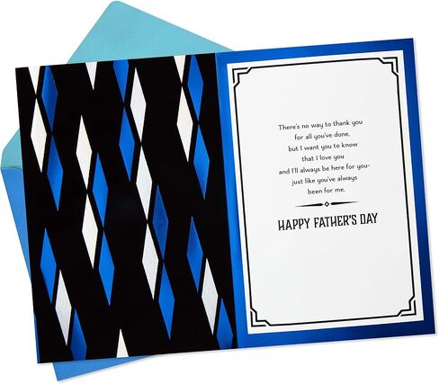Hallmark Fathers Day Card for Dad from Son or Daughter (Love That Always Comes Through) in Saudi Arabia