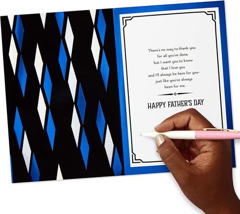 Hallmark Fathers Day Card for Dad from Son or Daughter (Love That Always Comes Through) in Saudi Arabia
