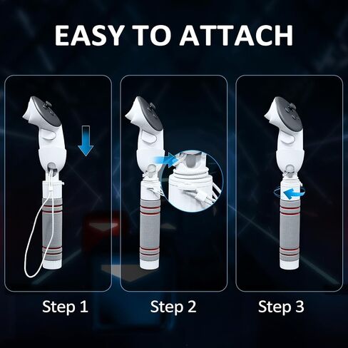 ملحق مقبض الواقع الافتراضي متوافق مع Oculus/Meta Quest 3 / Quest 2 / Quest pro، Gorilla Tag Long Arms لألعاب الواقع الافتراضي Beat Saber Golf Gorilla Tag، Quest 3 Golf Club لتعزيز تجربة لعبة VR Golf in Saudi Arabia