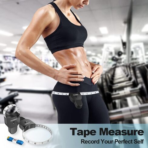 Tape Measure 2 Pack Body Measuring Tape 60inch (150cm), Lock Pin and Push-Button Retract, Ergonomic and Portable Design, Accurate Measuring Tape for Body Measurement and Weight Loss, Double White in Saudi Arabia