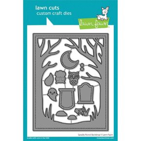 Lawn Fawn LF3261 Spooky Forest Backdrop Dies