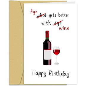 Funny Birthday Cards for Men, Naughty Birthday Card for Him, Humorous Older Men Birthday Cards for Boyfriend, Husband, Fiance