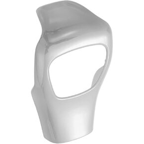 X AUTOHAUX Center Console Panel Gear Shift Knob Handle Cover Trim Interior Sticker Decal for Jeep Cherokee 2014-2018 Decoration Automotive Accessory Silver Tone