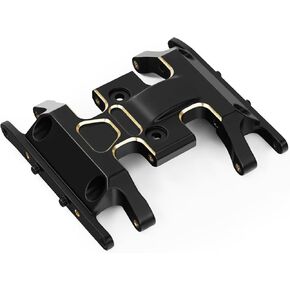 Brass Skid Plate,Gearbox Mount Transmission Skid Plate, Upgrades Parts,for 1/24 RC Crawler Car Axial SCX24 Gladiator Bronco C10 JLU Deadbolt(Black) in Saudi Arabia