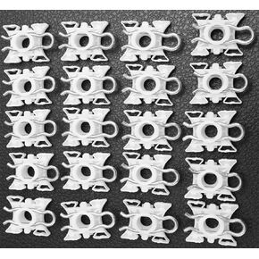 20-Pack Window Regulator Sliding Pivot Clips Window Regulator Slider Clips for BMW E32 E34 E36 Z3 Z4 E90 E91 E92 Replace#51321938884