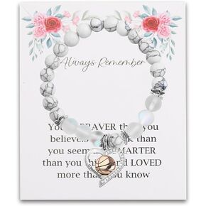 BNQL Basketball Bracelet for Women Basketball Gifts for Basketball Lovers Players Team Coach Basketball Jewelry for Girls Bracelet (Basketball bracelet)