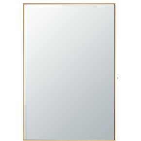 مرآة حائط من مجموعة Safavieh Home Collection من النحاس Harlon مقاس 24 × 36 بوصة لتزيين غرفة النوم وغرفة المعيشة ومدخل الحمام in Kuwait