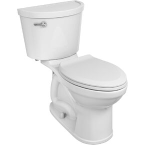 American Standard 211AA104.020 Champion PRO Two-Piece Toilet, Elongated Front, Chair Height, White, 1.28 gpf