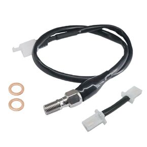 Universal 10mm x 1.00 Stainless Steel Banjo Bolt Motorcycle Hydraulic Brake Light Switch Compatible with Honda Yamaha Suzuki Kawasaki Scooter Moped Dirt Pit Bike ATV