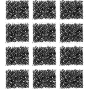 12PCS Replaced Foam Filters 38x30x10mm Compatible with PETKIT Eversweet 3 Pro Eversweet Solo 2 Eversweet Solo SE Wireless Pump Pet Water Fountain