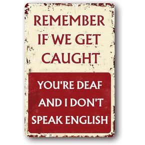 Funny Sarcasm Metal Tin Signs bedroom apartment man cave bar basement garage decor If Something Here Offends You Please Let Us Know We Can All Use a Good Laugh Sign