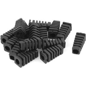 uxcell 15 Pcs Rubber Strain Relief Cord Boot Guard Wire Cable Sleeve Hose 27mm x 7mm