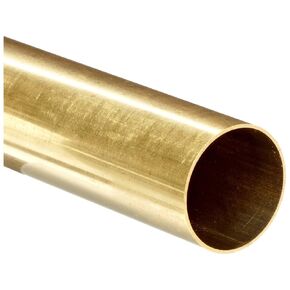 K&S 1146 Round Brass Tubes, 5/32" OD x 0.014" Wall x 36" Long, 5 Tubes, Made in USA