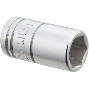 SK Hand Tool 41132 1/2 in. Drive 6 Point Fractional Standard Chrome Socket €œ 1 in, Cold Forged Steel Socket with SuperKrome Finish, Made\u00