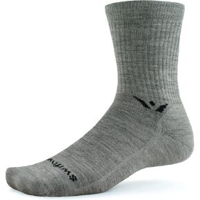 Swiftwick- PURSUIT HIKE SIX Medium-Weight Hiking Socks, Merino Wool, Mens and Womens
