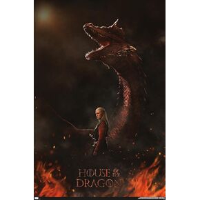 Trends International House of the Dragon - Daemon Dragon One Sheet Wall Poster