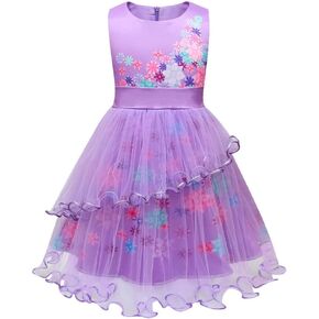 Kids Toddler Girls Tutu Dresses Halloween Isabella Cosplay Costume Princess Fancy Party Dress 2-10 Years