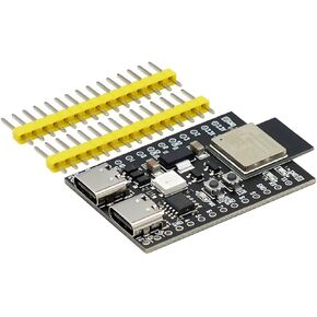 HiLetgo ESP32-C3 ESP32-C3-DevKitM-1 Core Board Dual Type-C Development Board ESP32-C3-MINI-1 ESP32-C3FN4 2.4G WiFi + Bluetooth 5.0 (LE) for Python Arduino