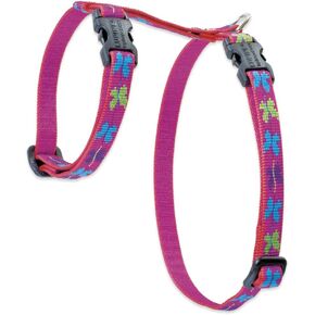 LupinePet Originals 1/2" Wing It 12-20" H-style Harness for Small Pets