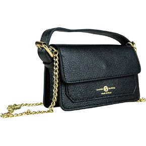 Small Crossbody Bag. Italian Leather Handbags for Women Made in Italy. Detachable Strap Included.