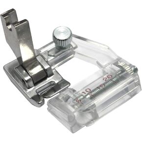 ZIGZAGSTORM 6289 Slant Shank Bias Tape Binding Presser Foot for Singer Sewing Machine