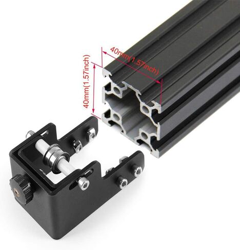 Creality 3D Upgrade 4040 Profile Y Axis Belt Tensioner,2020 Profile X Axis Synchronous Belt Tensioner for Ender3 Pro/Ender3 V2 3D Printer Belt Tensioner Kit 2pcs/Pack in Saudi Arabia