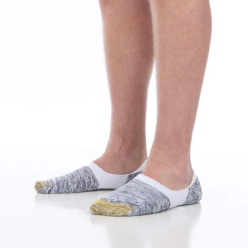 GOLDTOE Men's Xs Sta-Cool No-Show Marl Tab Socks, 3-Pack in Saudi Arabia