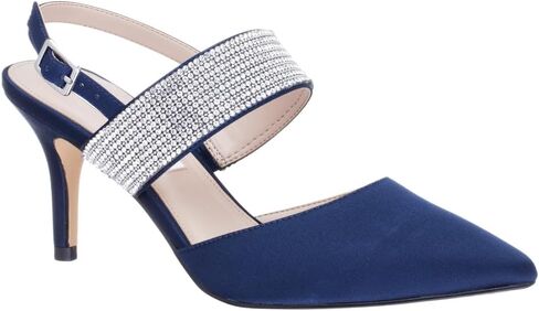NINA Tenille - Women's Heeled Sandals Shoes - Crystal Pointed-Toe Mid-Heel Dress Pump - Elegant and Comfortable Women's Shoes - Casual and Dress in Saudi Arabia