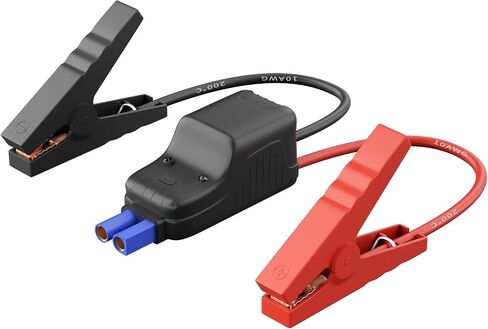 12V Alligator Clips to EC5 Connector Car Jumper Cable for Portable Smart Jumper Starter Clamps,Replacement 12V Car Portable Battery Jumper Starter Cable in Saudi Arabia